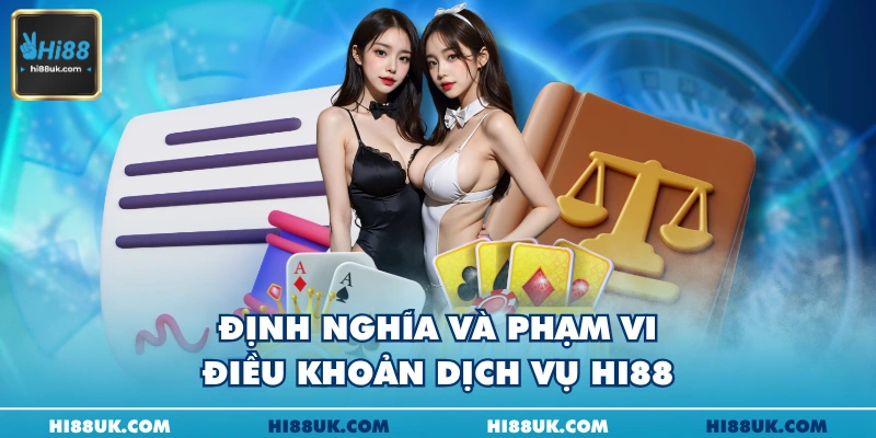 Định nghĩa và phạm vi điều khoản dịch vụ Hi88