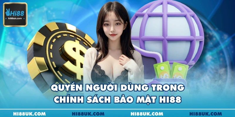 Quyền người dùng trong chính sách bảo mật Hi88